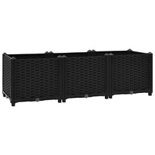 Hochbeet 120x40x38 cm Polypropylen