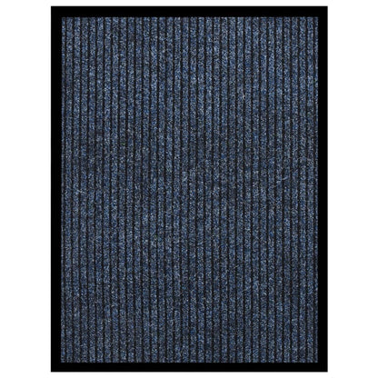 Fußmatte Gestreift Blau 60x80 cm