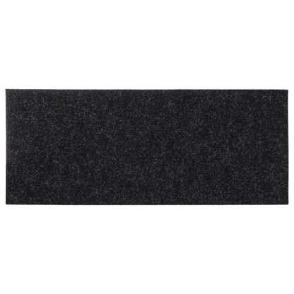 Stufenmatten Selbstklebend 15 Stk. 60x25 cm Schwarz Rechteckig
