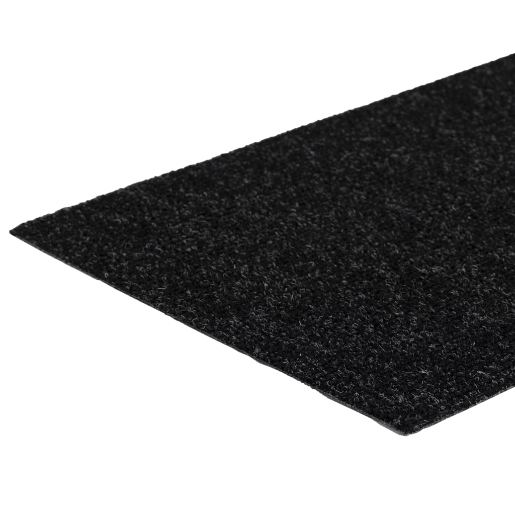 Stufenmatten Selbstklebend 15 Stk. 60x25 cm Schwarz Rechteckig