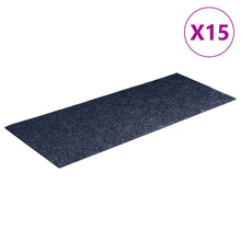 Stufenmatten Selbstklebend 15 Stk. 60x25 cm Grau Blau Rechteckig
