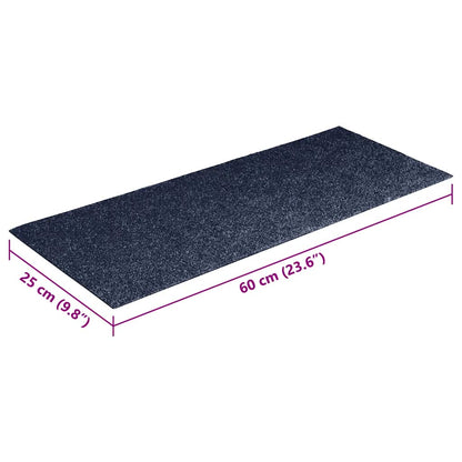 Stufenmatten Selbstklebend 15 Stk. 60x25 cm Grau Blau Rechteckig