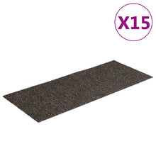 Stufenmatten Selbstklebend 15 Stk. 60x25 cm Anthrazit Rechteckig