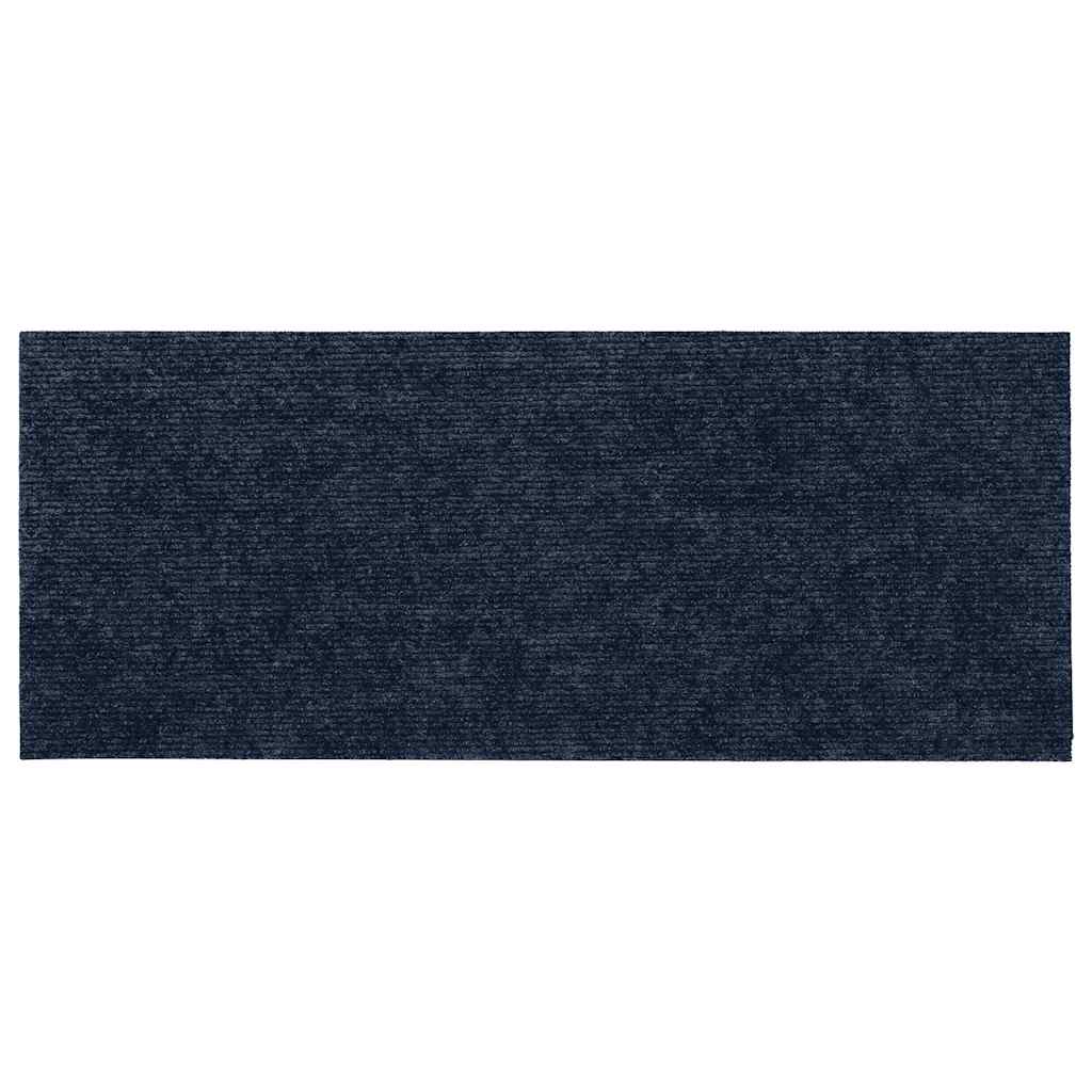 Stufenmatten Selbstklebend 15 Stk. 60x25 cm Marineblau Rechteckig