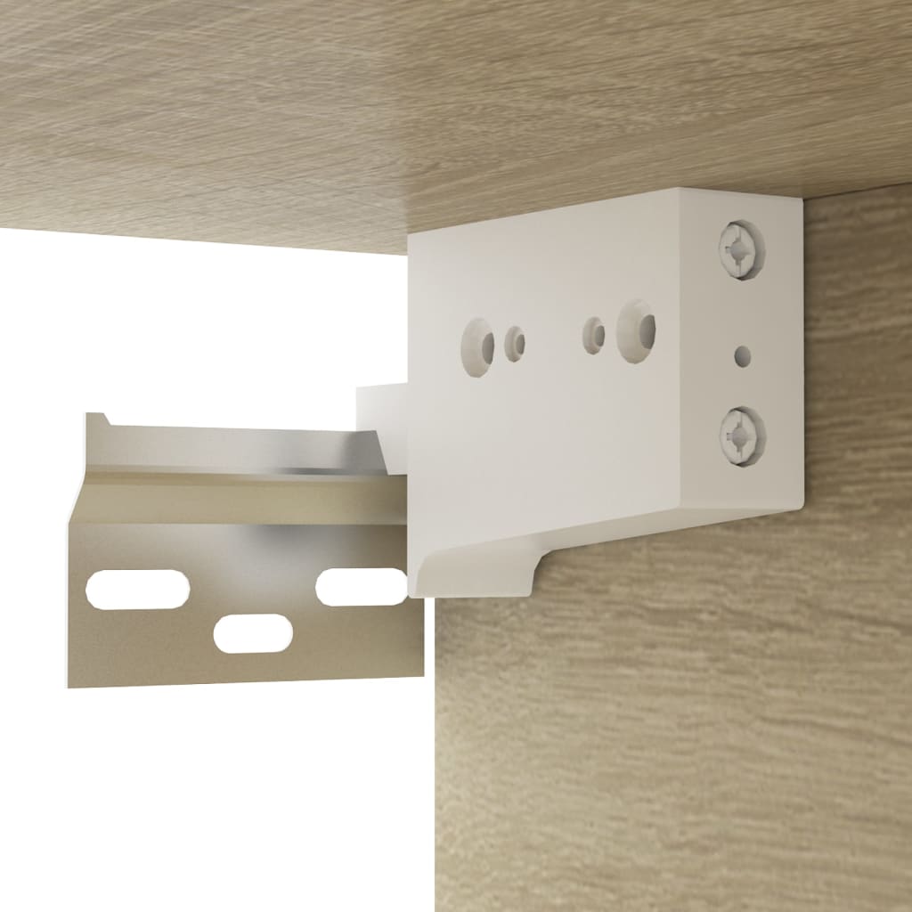 TV-Wandschrank Sonoma-Eiche 102x35x35 cm Holzwerkstoff