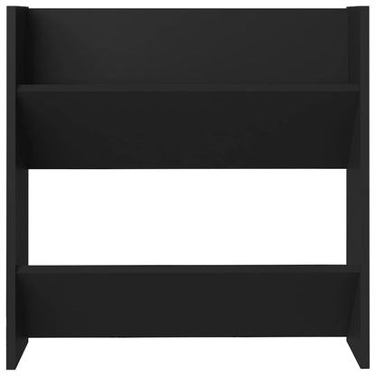 Wand-Schuhschränke 4 Stk. Schwarz 60x18x60 cm Holzwerkstoff