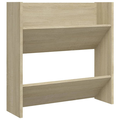 Wand-Schuhschrank Sonoma-Eiche 60x18x60 cm Holzwerkstoff
