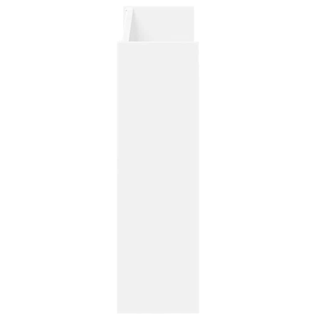 Wand-Schuhschrank Weiß 80x18x60 cm Holzwerkstoff