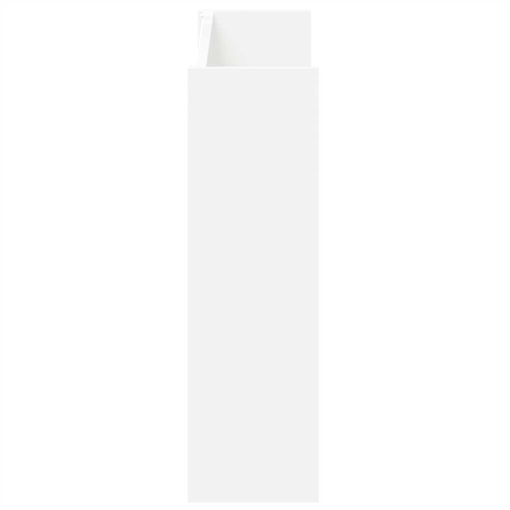 Wand-Schuhschränke 2 Stk. Weiß 80x18x60 cm Holzwerkstoff