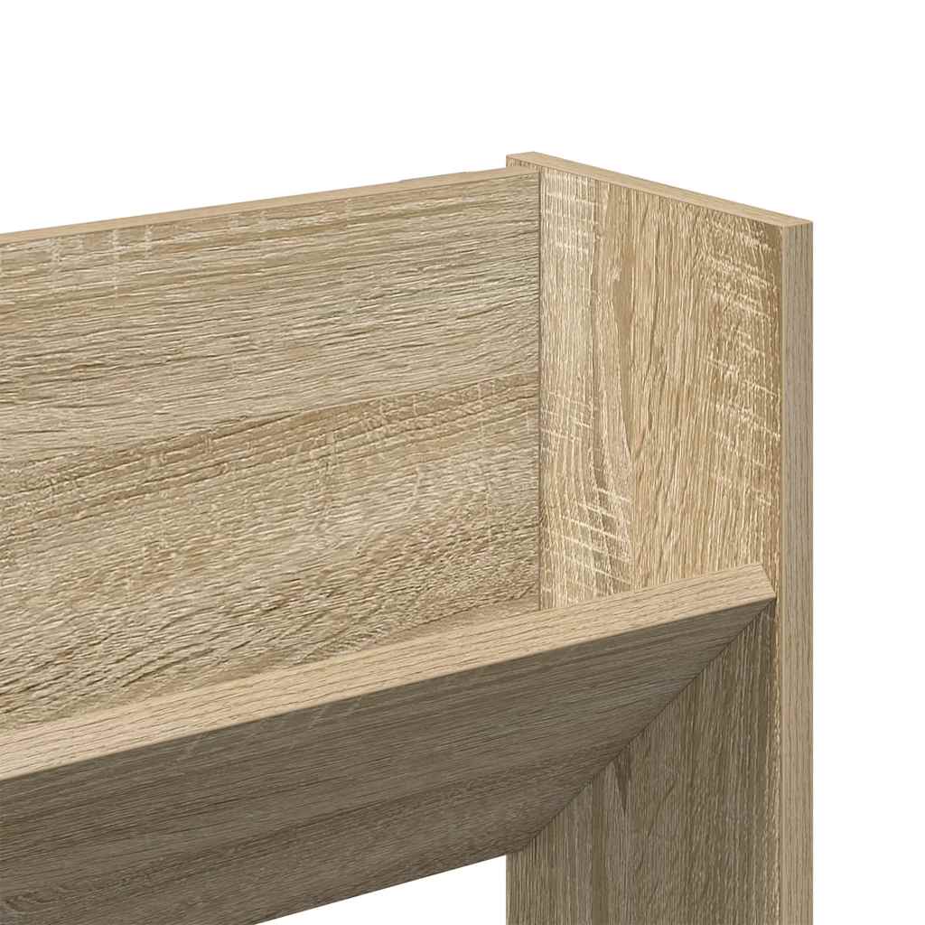 Wand-Schuhschränke 2 Stk. Sonoma-Eiche 80x18x60cm Holzwerkstoff