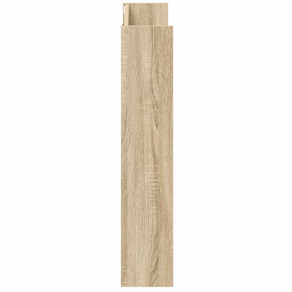 Wand-Schuhschrank Sonoma-Eiche 80x18x90 cm Holzwerkstoff