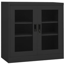 Büroschrank Anthrazit 90x40x90 cm Stahl