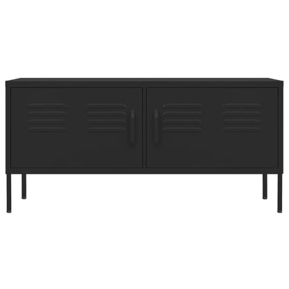 TV-Schrank Schwarz 105x35x50 cm Stahl