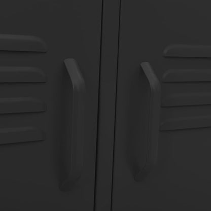 TV-Schrank Schwarz 105x35x50 cm Stahl