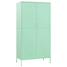 Kleiderschrank Minzgrün 90x50x180 cm Stahl