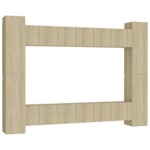 10-tlg. TV-Schrank-Set Sonoma-Eiche Holzwerkstoff