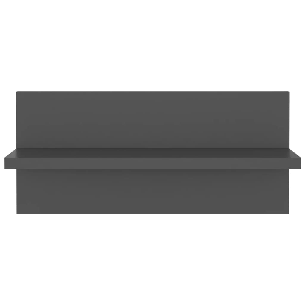 Wandregale 4 Stk. Grau 40x11,5x18 cm Holzwerkstoff