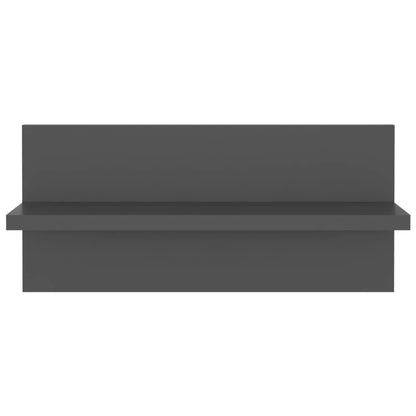 Wandregale 4 Stk. Grau 40x11,5x18 cm Holzwerkstoff