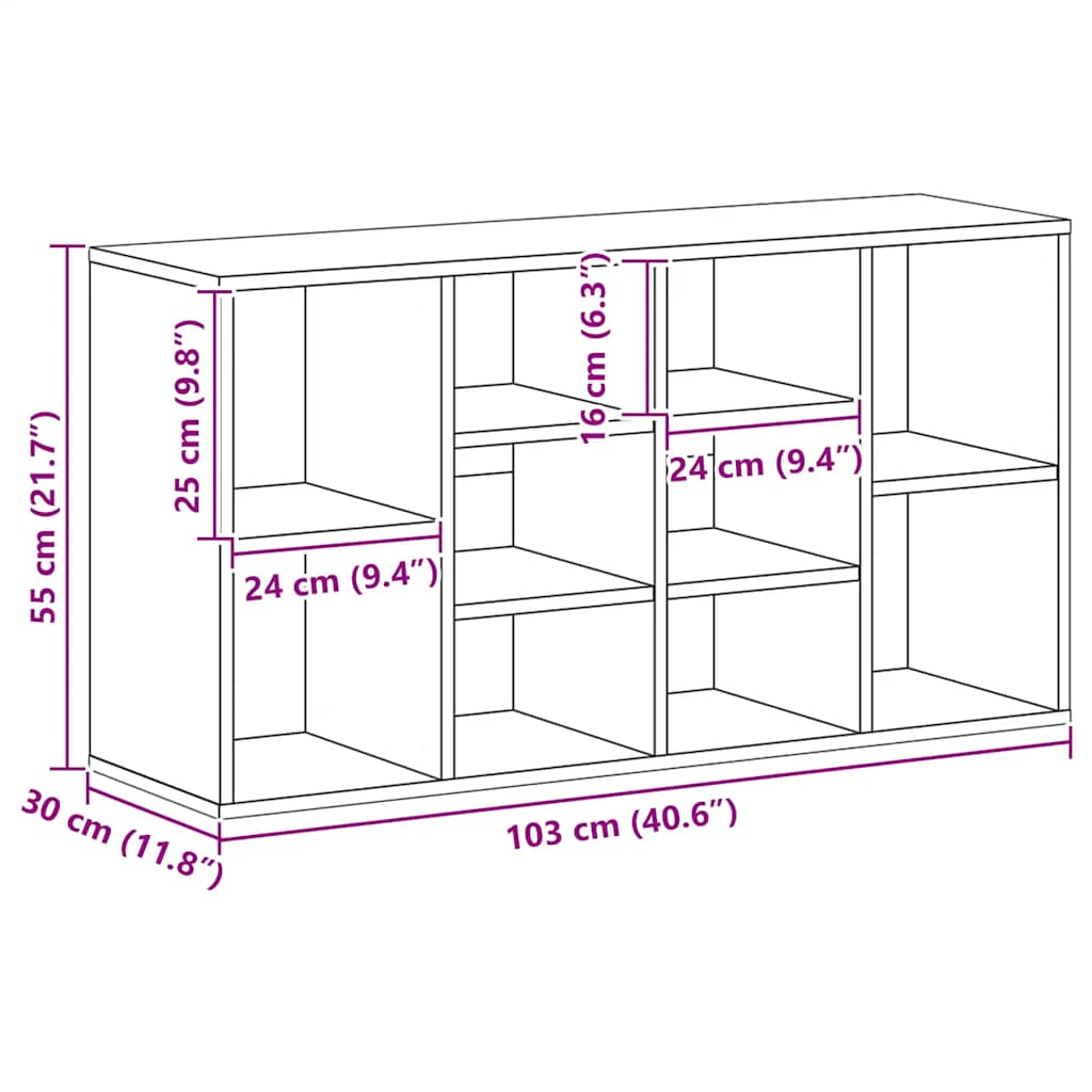 Schuhbank Schwarz 103x30x55 cm Holzwerkstoff
