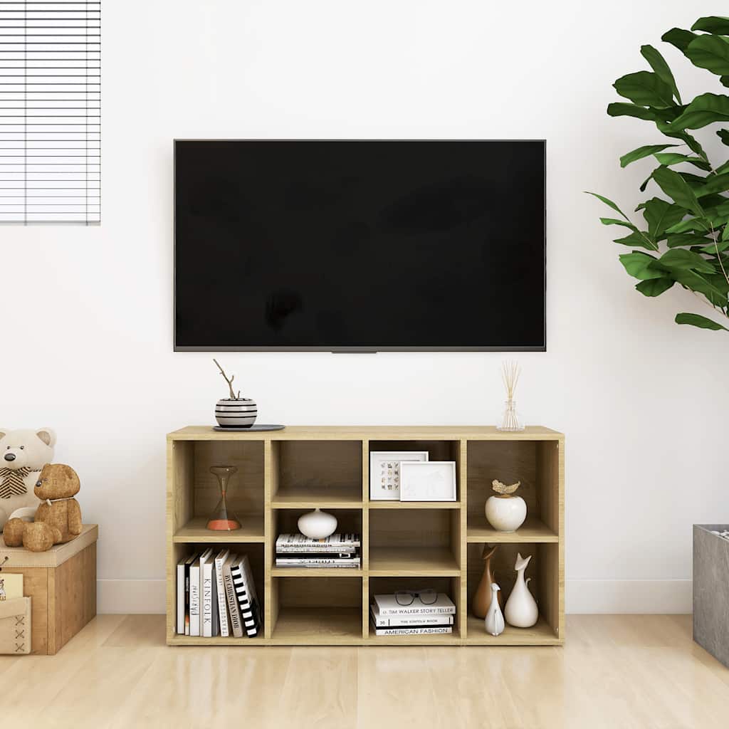 Schuhbank Sonoma-Eiche 103x30x55 cm Holzwerkstoff