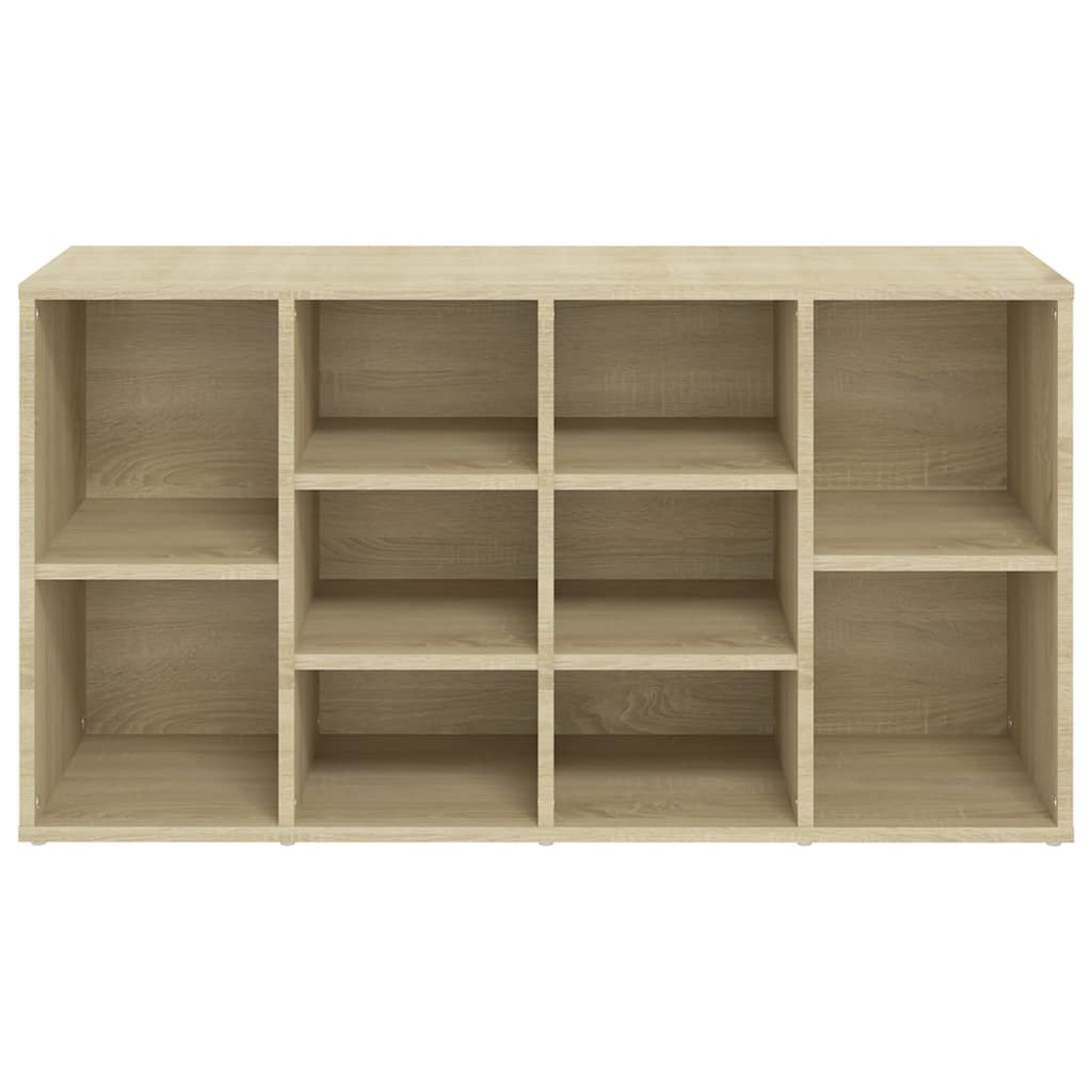 Schuhbank Sonoma-Eiche 103x30x55 cm Holzwerkstoff