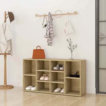 Schuhbank Sonoma-Eiche 103x30x55 cm Holzwerkstoff