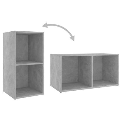 3-tlg. TV-Schrank-Set Betongrau Holzwerkstoff