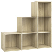 3-tlg. TV-Schrank-Set Sonoma-Eiche Holzwerkstoff