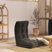 Bodenstuhl Faltbar Schwarz Stoff