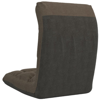 Bodenstuhl Faltbar Taupe Stoff