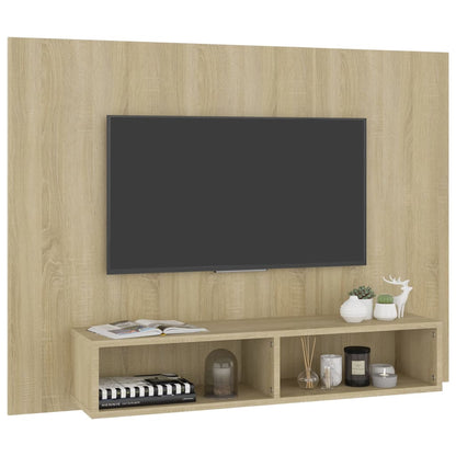 TV-Wandschrank Sonoma-Eiche 120x23,5x90 cm Holzwerkstoff
