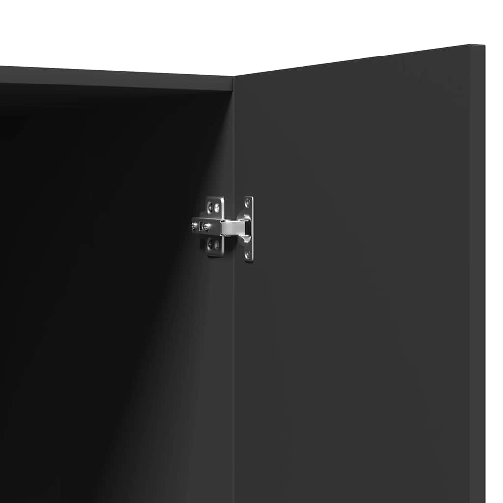 Waschmaschinenschrank Schwarz 71x71,5x91,5 cm