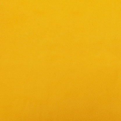 Fußhocker Gelb 78x56x32 cm Samt