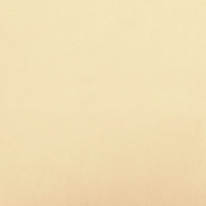 Fußhocker Creme 78x56x32 cm Samt