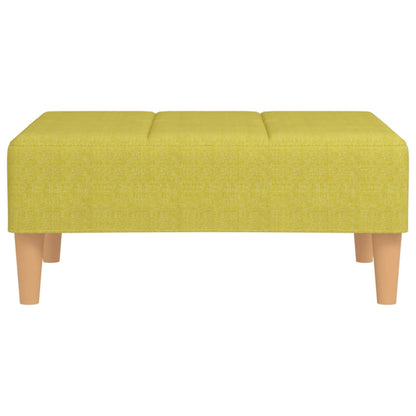 Fußhocker Grün 78x56x32 cm Stoff