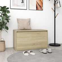 Flurbank 80x40x45 cm Sonoma-Eiche Holzwerkstoff