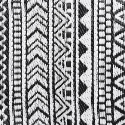 Outdoor-Teppich ARAKIL Schwarz 80x150 cm PP