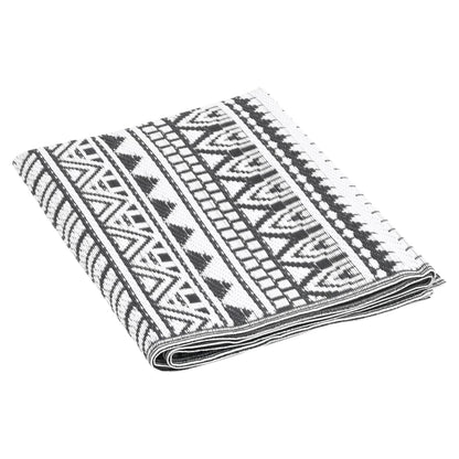 Outdoor-Teppich ARAKIL Schwarz 190x290 cm PP