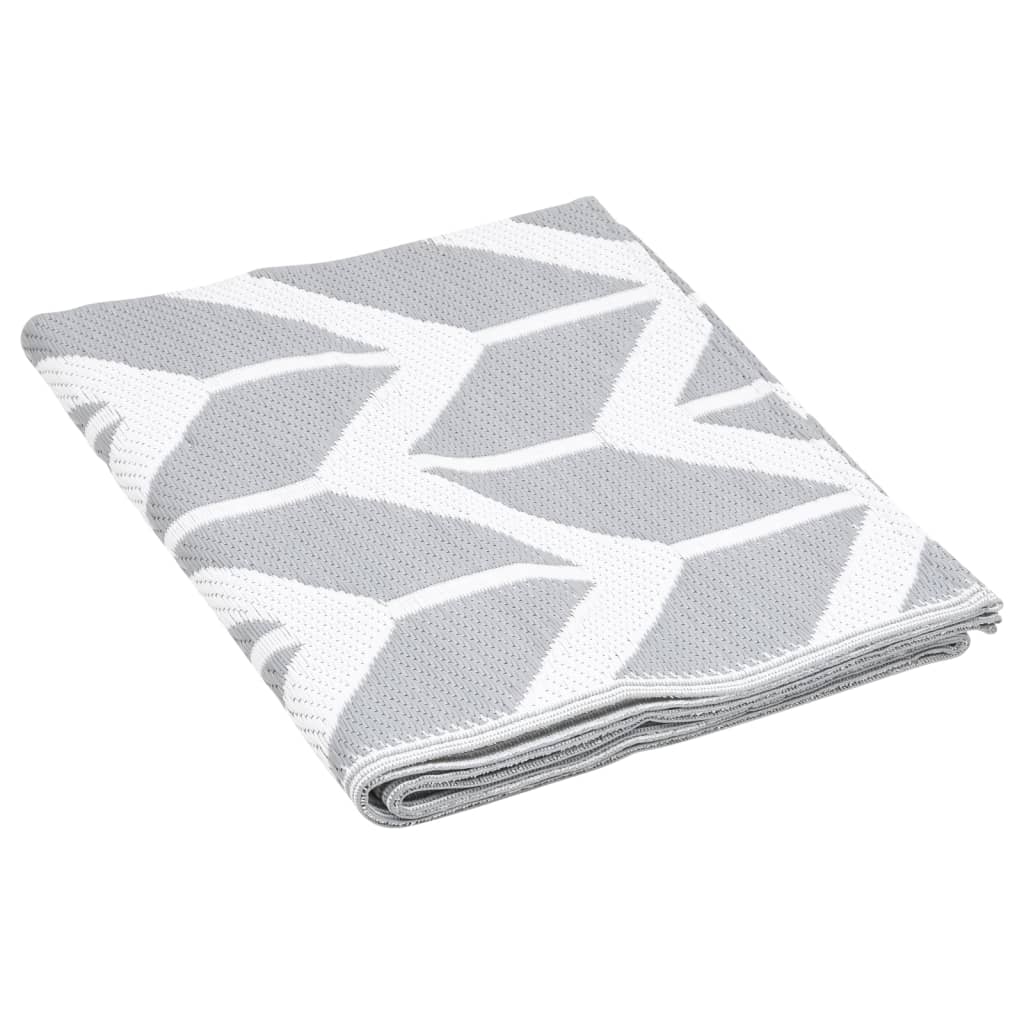 Outdoor-Teppich ARAKIL Grau 190x290 cm PP