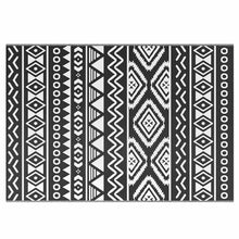 Outdoor-Teppich Arakil Schwarz Pp Schwarzes Muster 160 x 230 cm