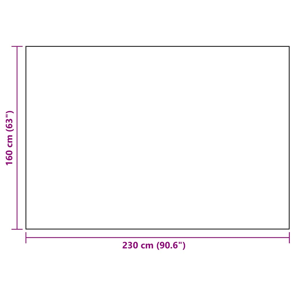 Outdoor-Teppich Arakil Schwarz Pp Schwarzes Muster 160 x 230 cm