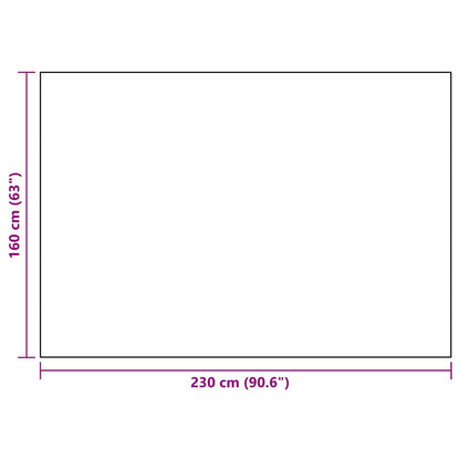 Outdoor-Teppich Arakil Schwarz Pp Schwarzes Muster 160 x 230 cm