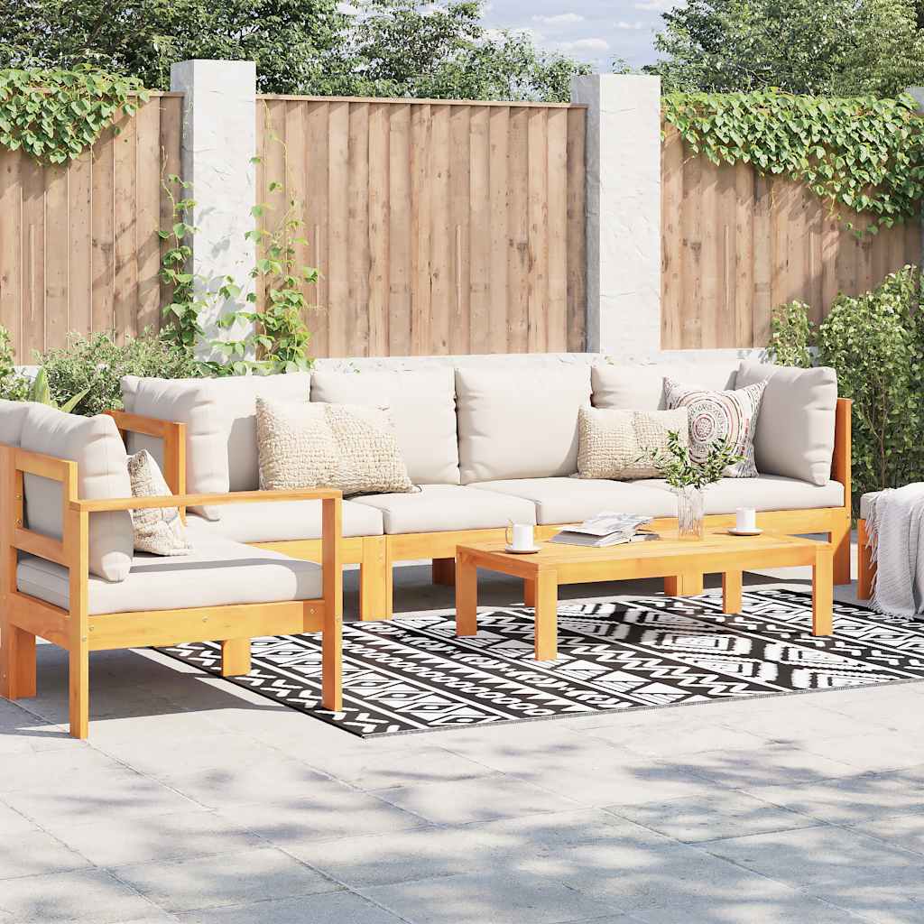 Outdoor-Teppich Arakil Schwarz Pp Schwarzes Muster 160 x 230 cm