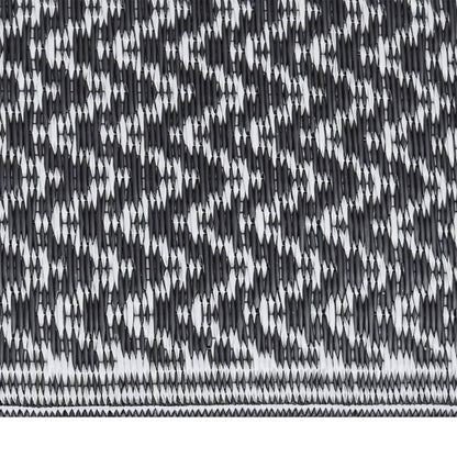 Outdoor-Teppich ARAKIL Schwarz 140x200 cm PP