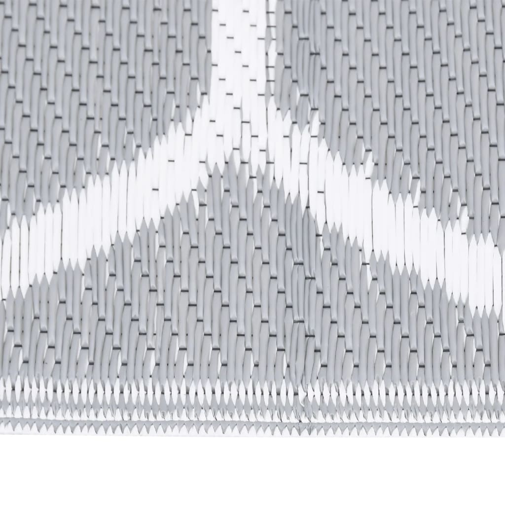 Outdoor-Teppich Arakil Grau Pp Grau Und Weiß 80 x 250 cm