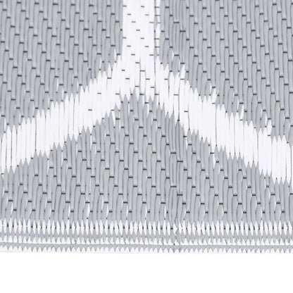 Outdoor-Teppich Arakil Grau Pp Grau Und Weiß 80 x 250 cm