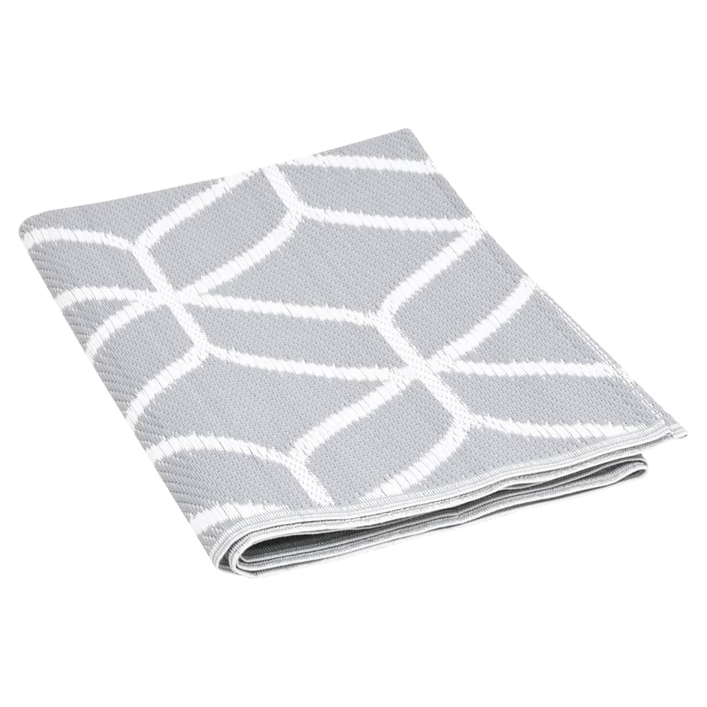 Outdoor-Teppich Arakil Grau Pp Grau Und Weiß 140 x 200 cm