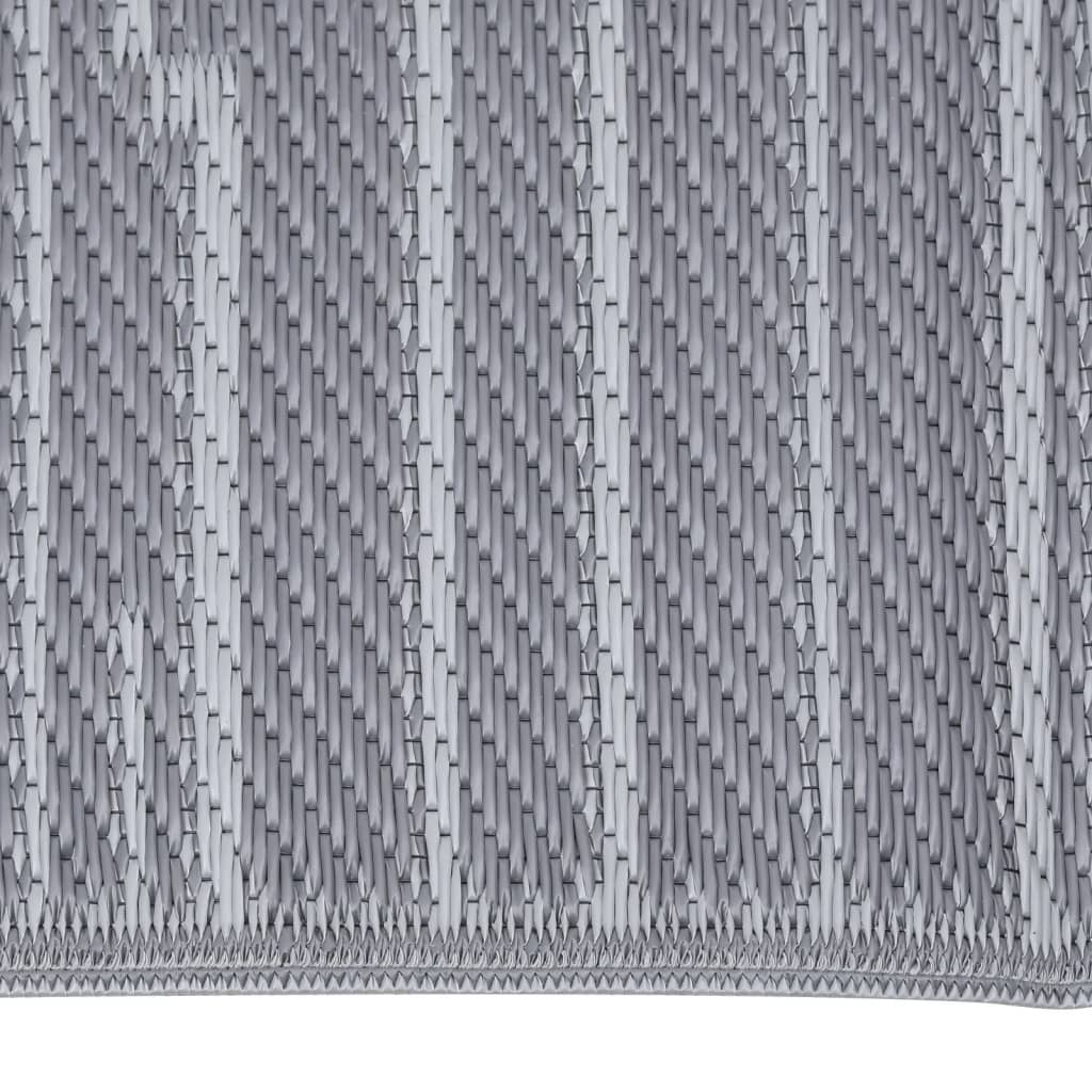 Outdoor-Teppich ARAKIL Anthrazit 80x250 cm PP