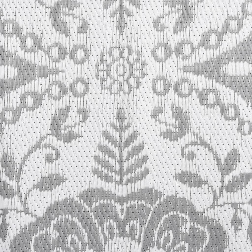 Outdoor-Teppich Arakil Pp Hellgrau 140 x 200 cm