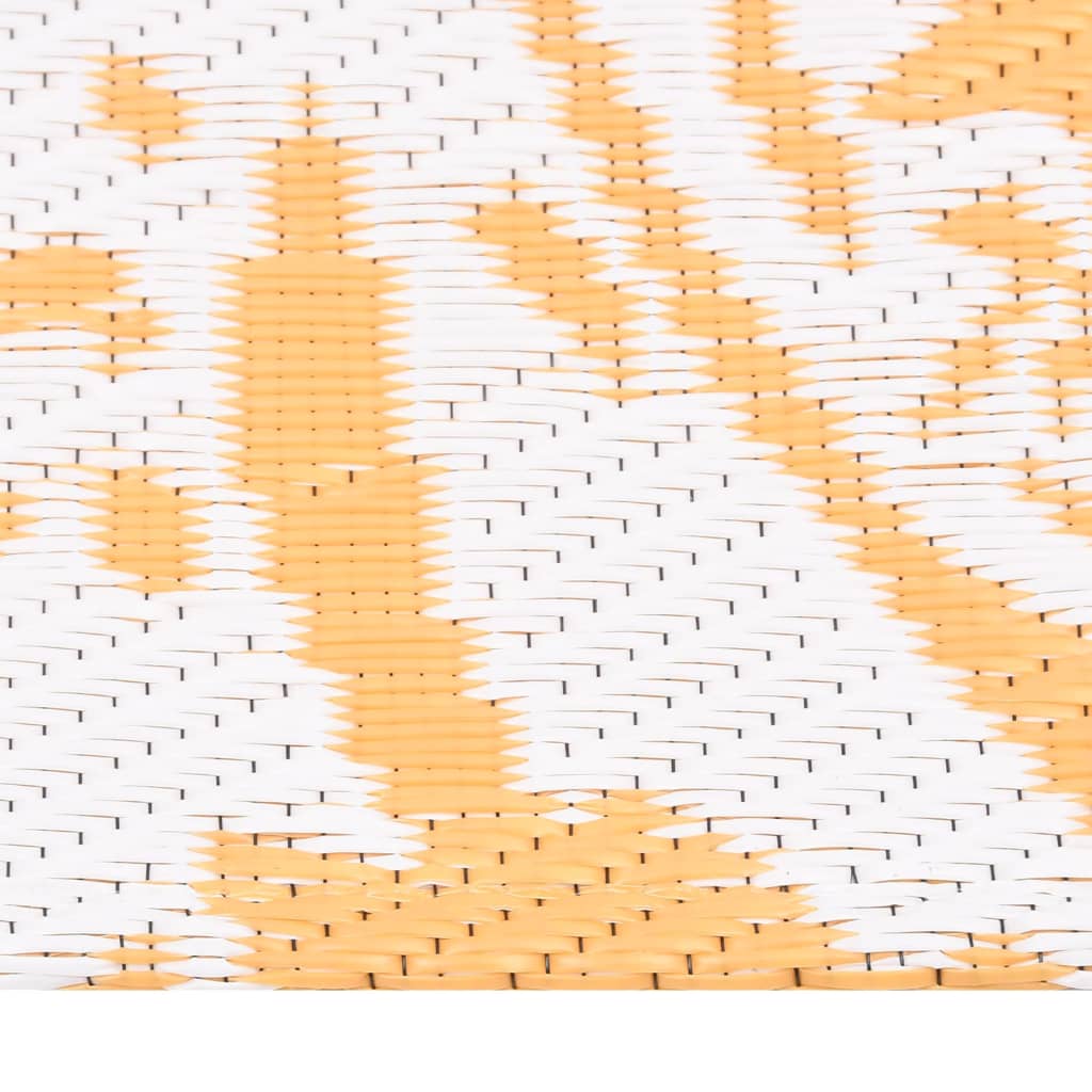 Outdoor-Teppich ARAKIL Gelb 140x200 cm PP